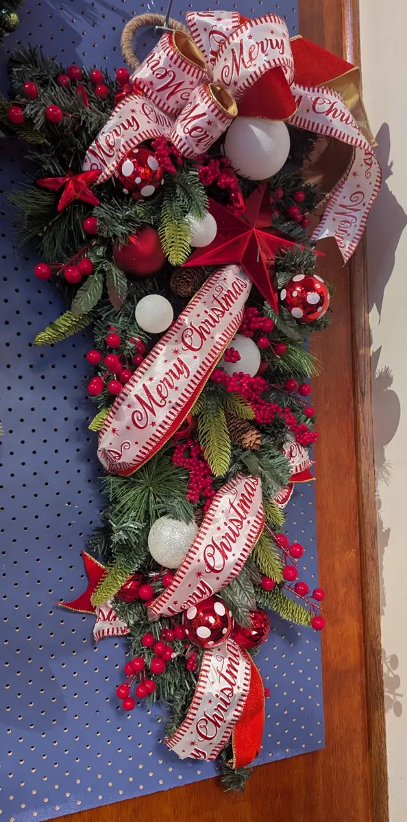 Christmas Polka Dots Wreath