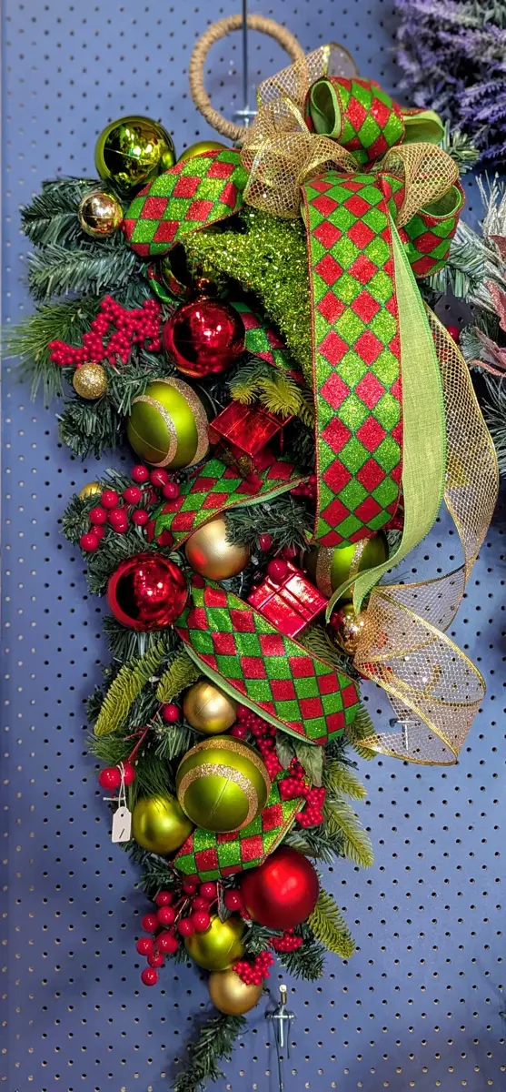 Grinch Inspired Wreath